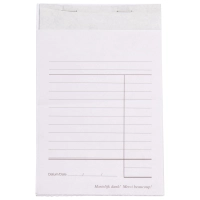 Kassablok - Carbonpapier - Ongenummerd
