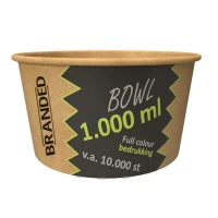 Pokébowl - Karton - Bedrukken - ø78mm - 1000ml