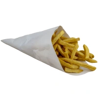 Frietzak - Wit - 250 gram - 230x230x325mm