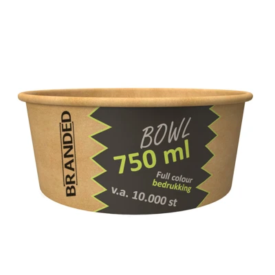 Pokébowl - Karton - Bedrukken - ø149mm - 750ml